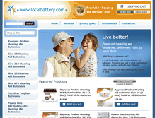 Tablet Screenshot of localbattery.com